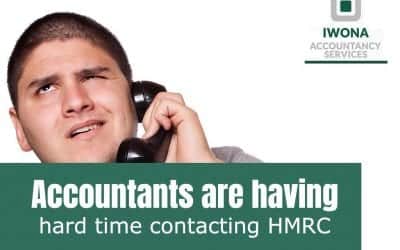 Accountants are having hard time contacting HMRC